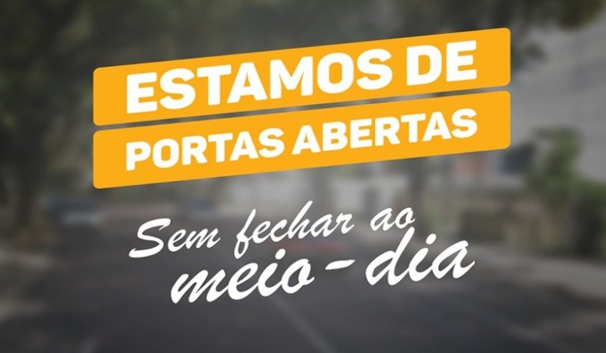 Horário de Funcionamento. Novidade!